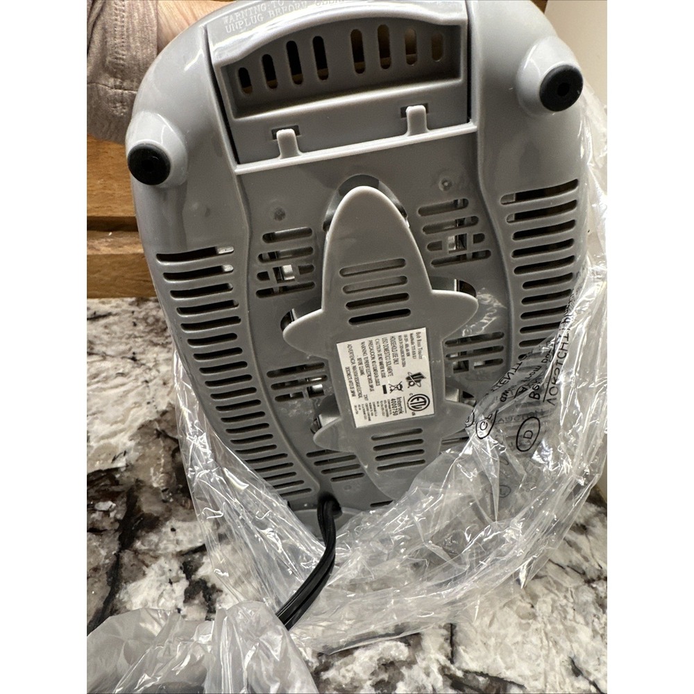 Bob Ross Artist Face Toaster, Two-Slice, Cool Touch, Gray, Gift, BRAND NEW - Picture 10 of 12